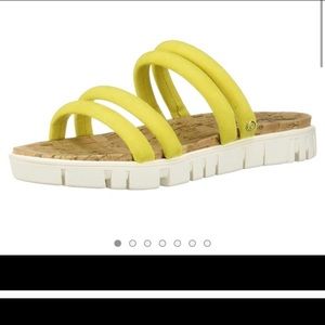 Women’s double strap slides